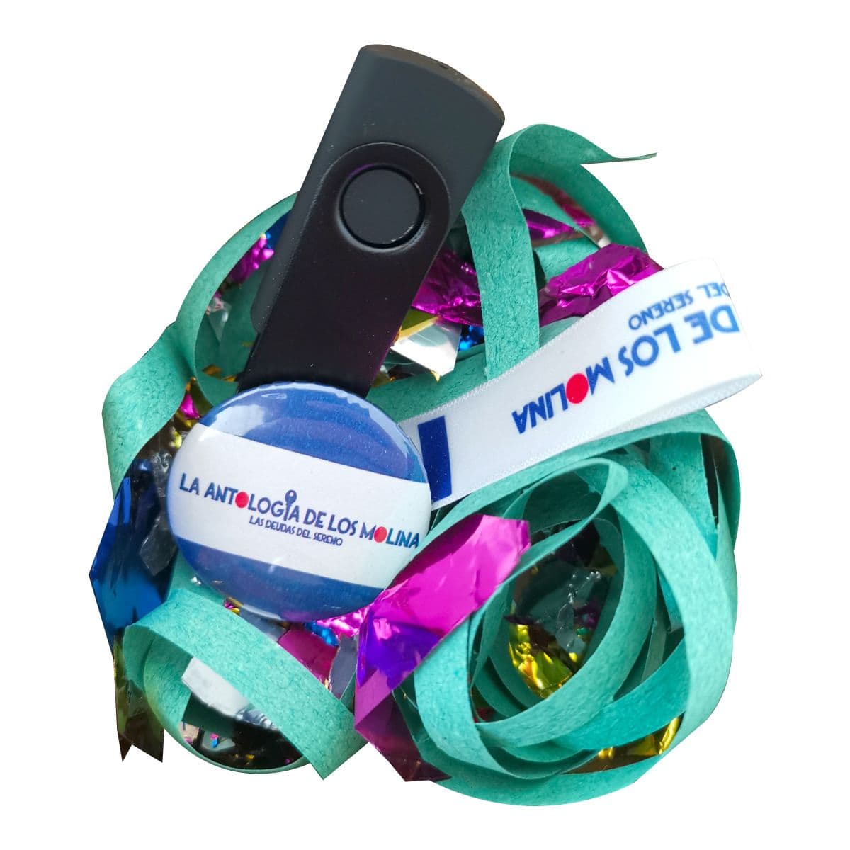 USBs "Antología de Los Molina" + Chapa - Imagen 1
