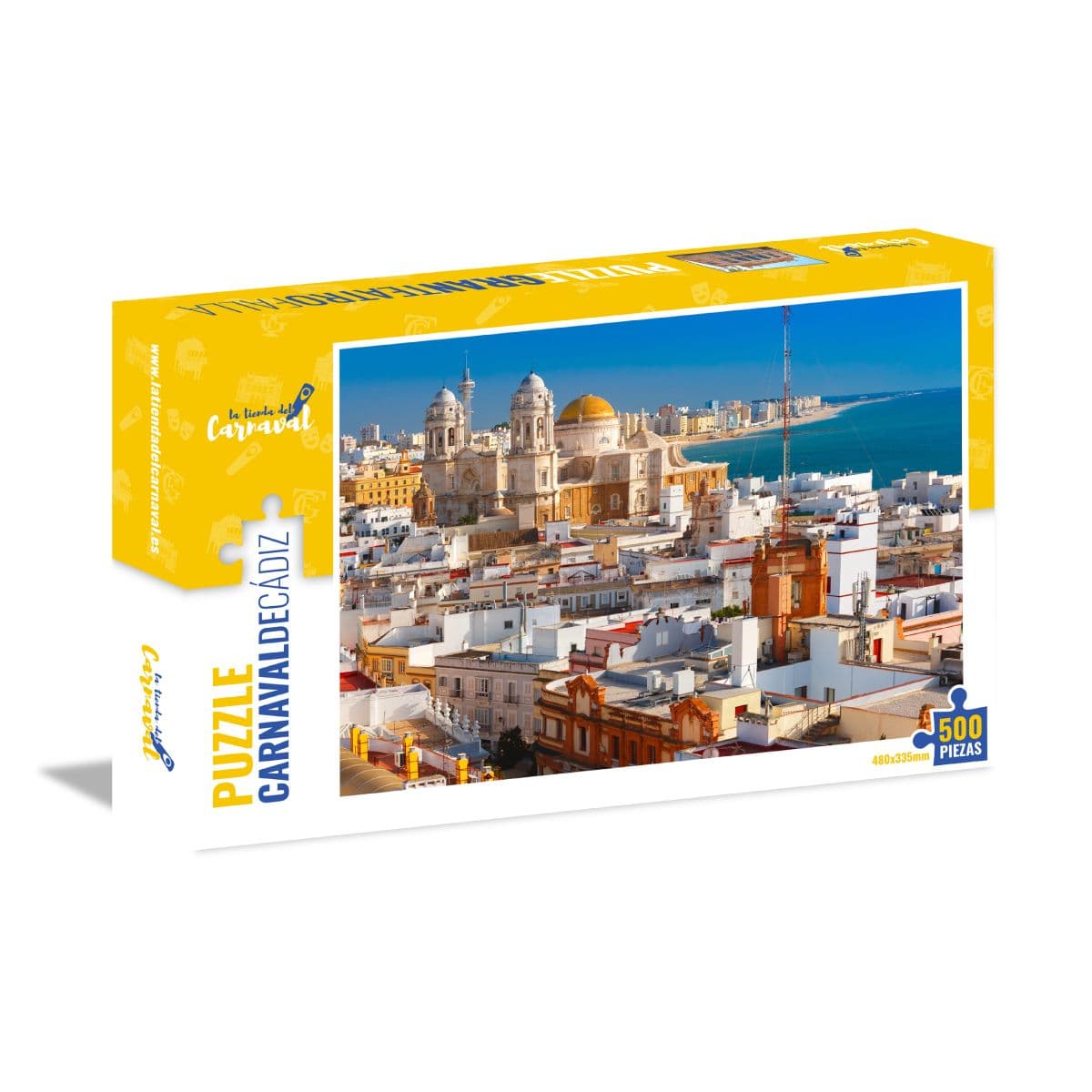 Retrato Encajable: Puzzle ‘Catedral de Cádiz’ de 500 Piezas - Imagen 1