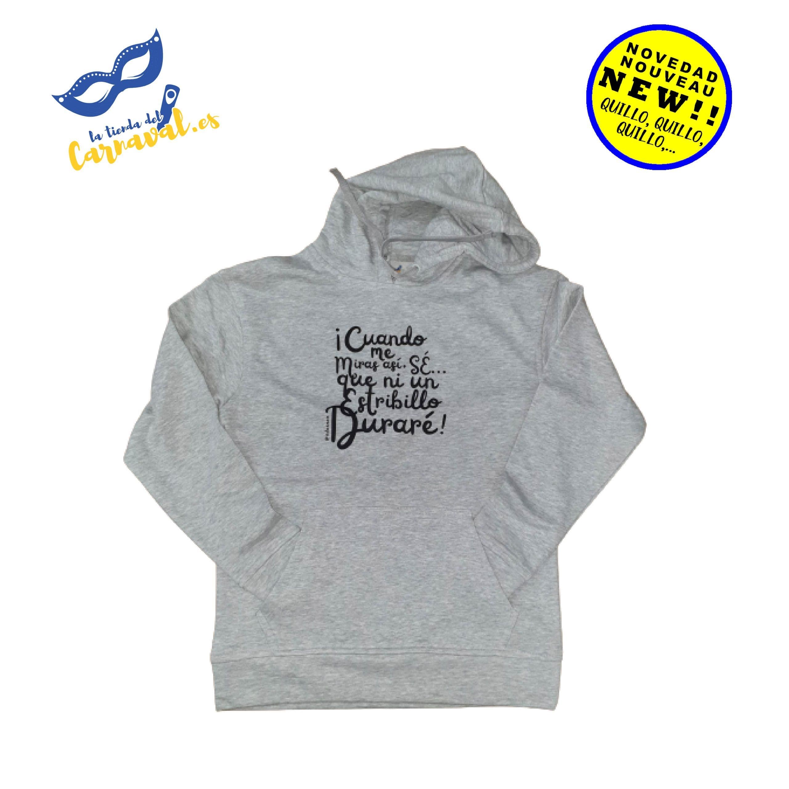 Sudadera ‘Estribillo’ Gris – Confort y Estilo para Todos - Imagen 1
