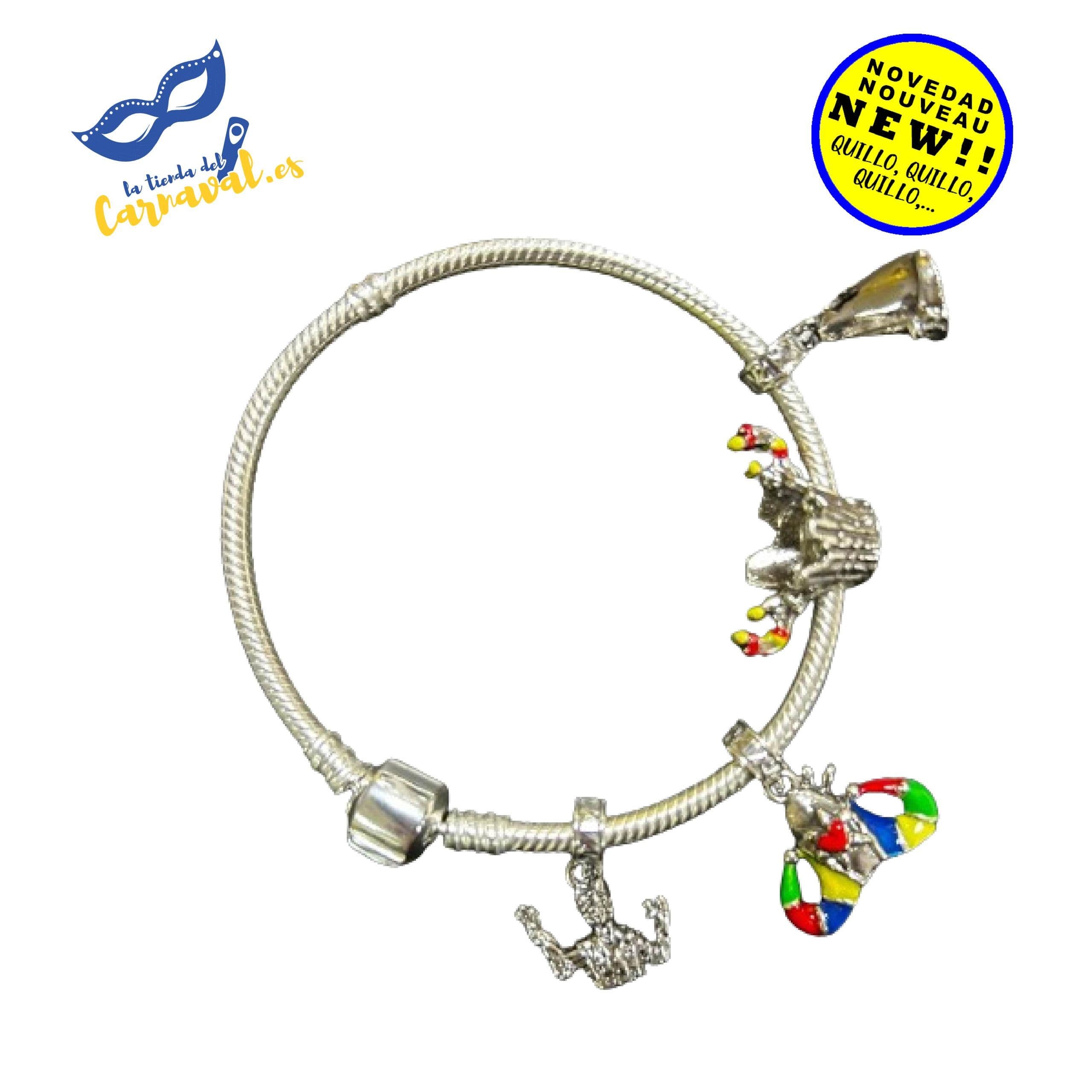 Melodía de Plata: La Pulsera de Tino con Charms del Carnaval - Imagen 1