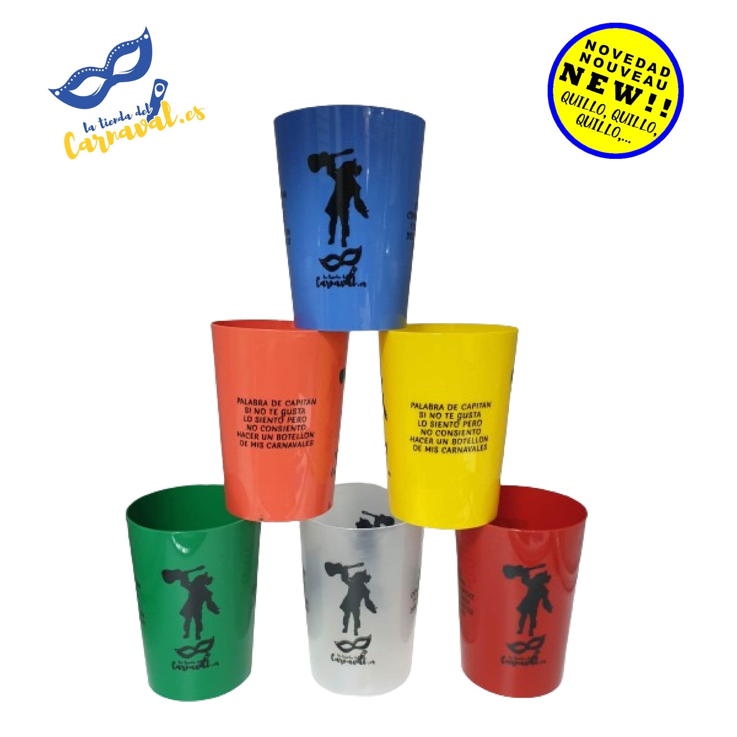 Brindis Gaditano: Vasos ‘Capitán’ del Carnaval de Cádiz - Imagen 1