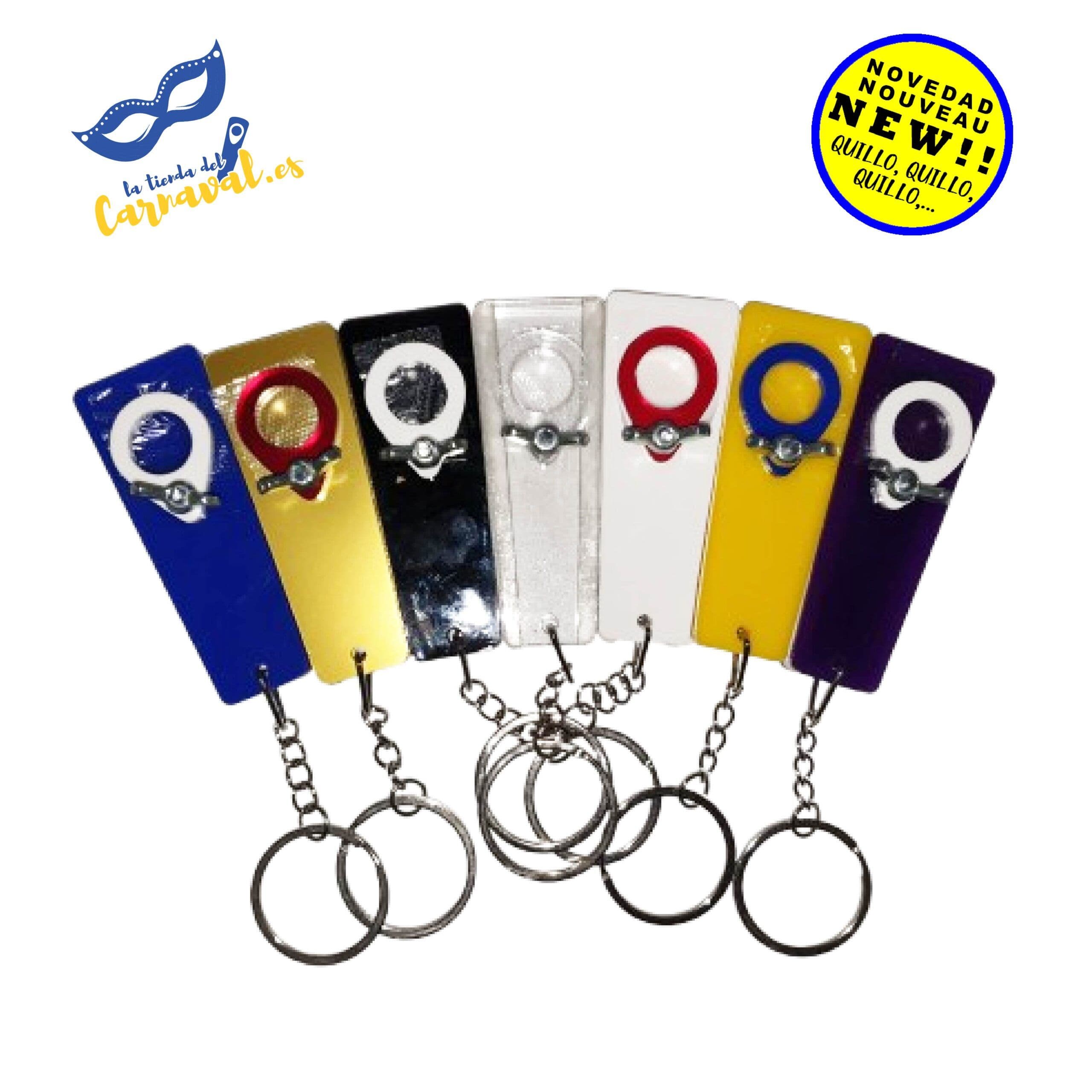 ¡Pito de Carnaval en Metacrilato con Llavero! Diseño exclusivo en 7 modelos - Imagen 1