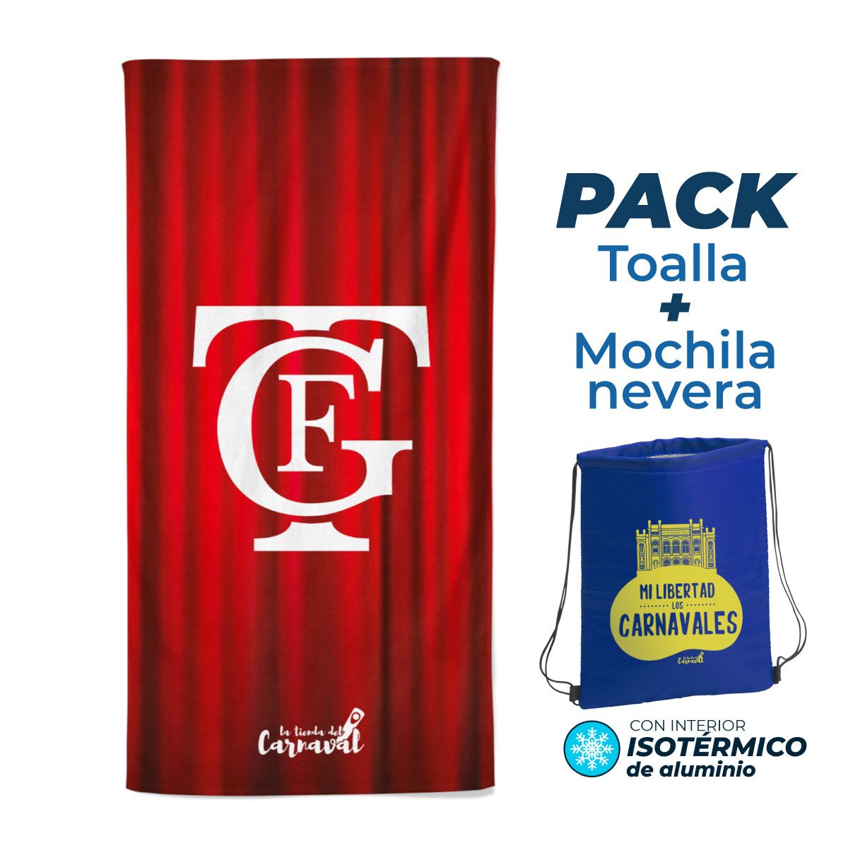 pack toalla logo teatro falla