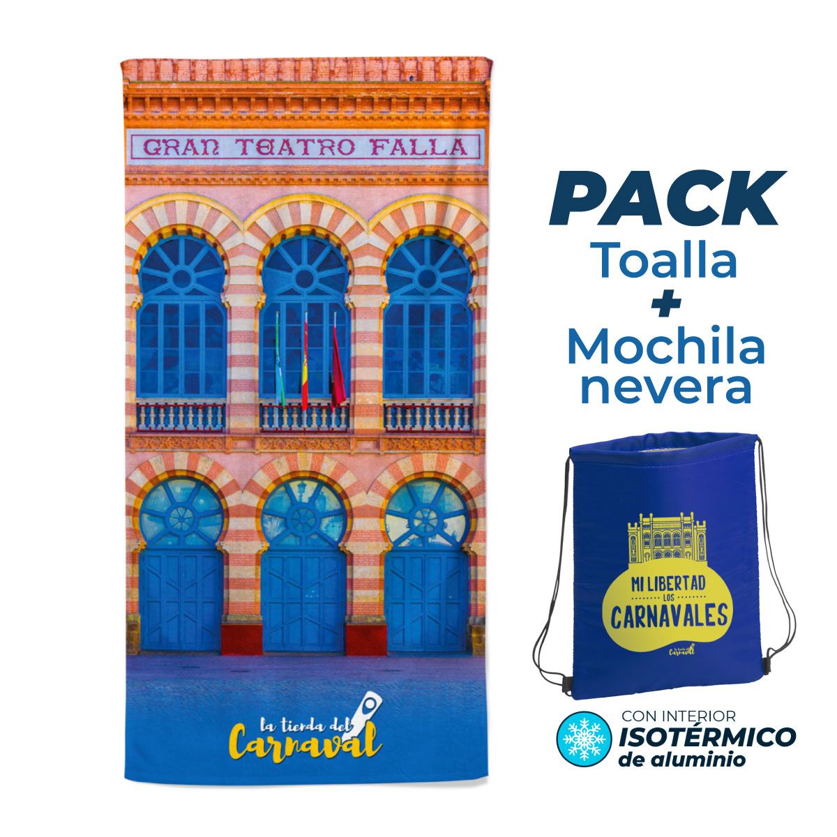 pack toalla teatro falla