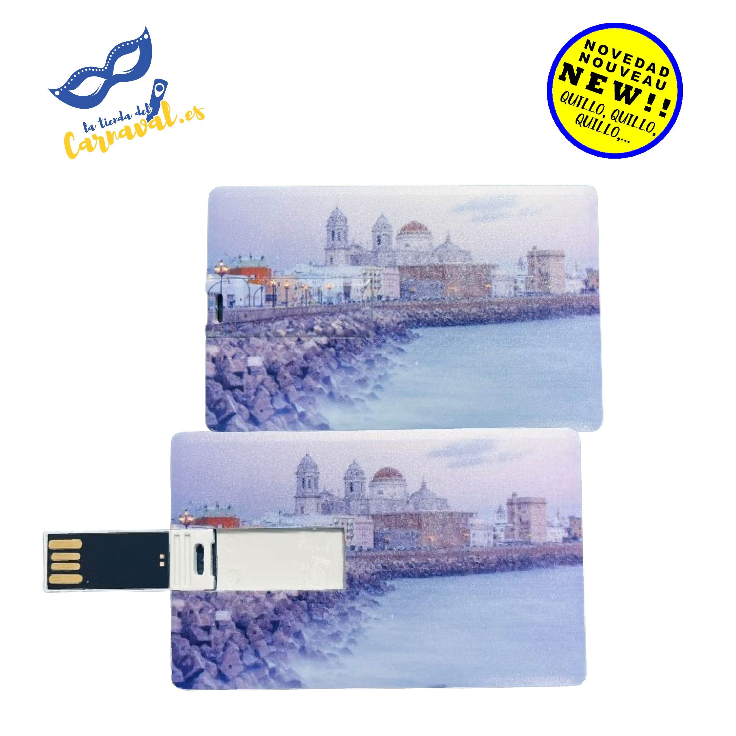 Cádiz en un Clic: Memoria USB ‘Tarjeta Postal’ de 16 Gb - Imagen 3