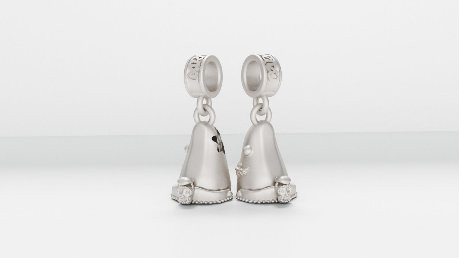 Charm "Los Gadiritas": Elegancia Carnavalesca en Plata de Ley
