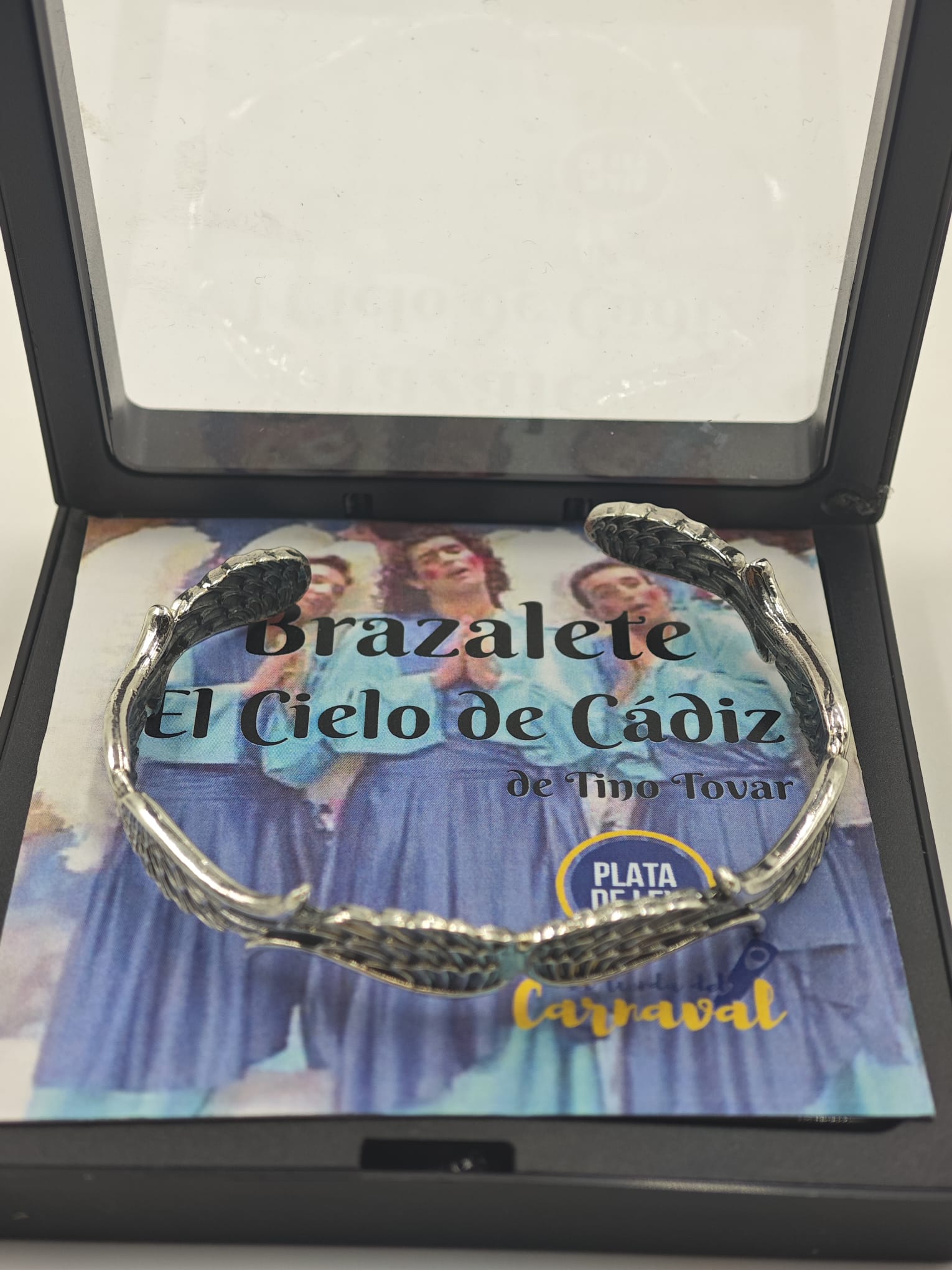 Brazalete ‘El Cielo de Cádiz’ – Reflejo de Elegancia en Plata Pura - Imagen 2