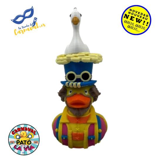 Pato Carnavalero en 3D (mod. 3) – Detalles Vibrantes