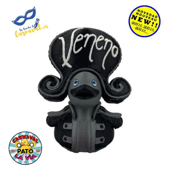 Pato Carnavalero en 3D (mod. 8) – Diseño Alegre y Moderno