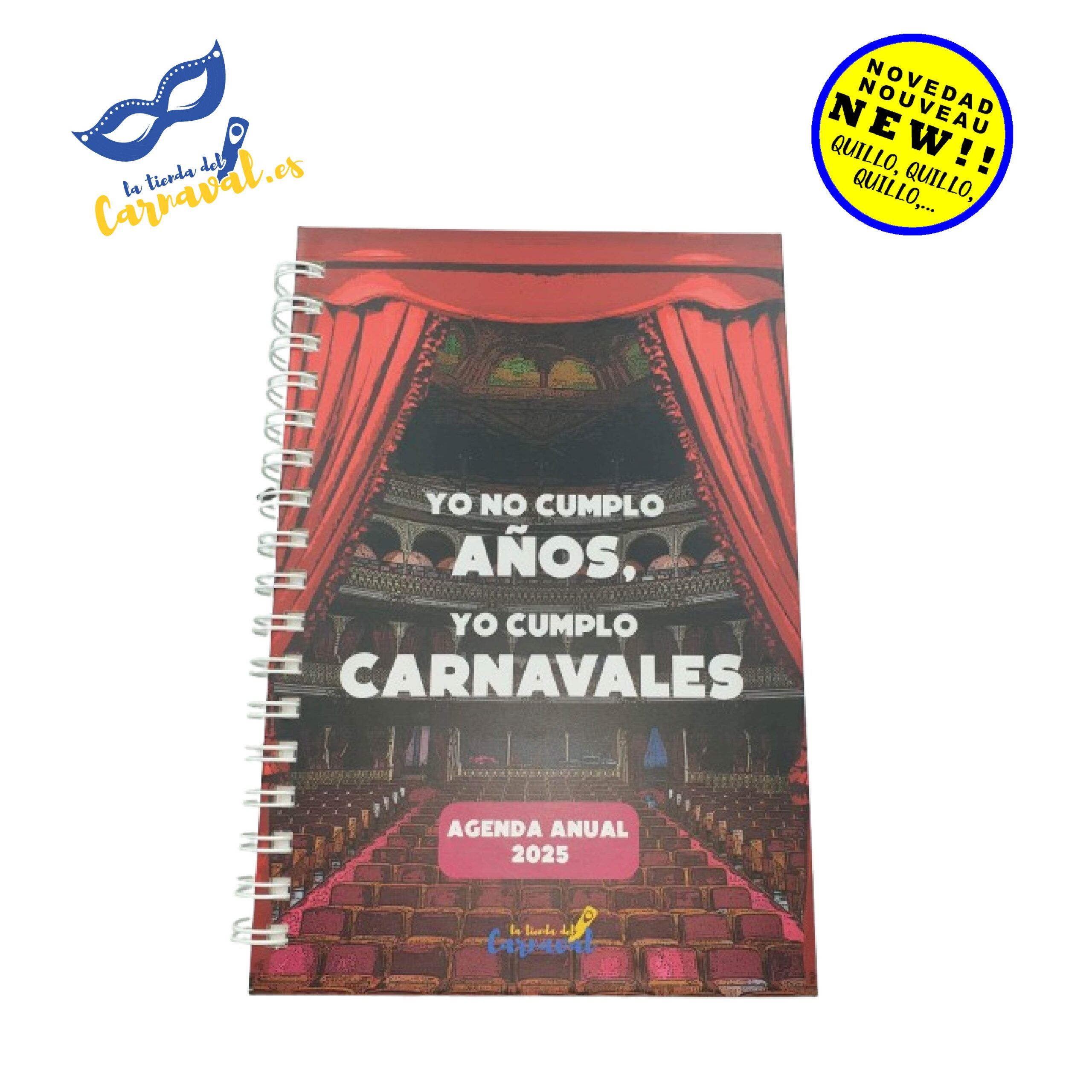 Agenda Anual 2025 ‘Yo Cumplo Carnavales’ – planifica con alegría y tradición
