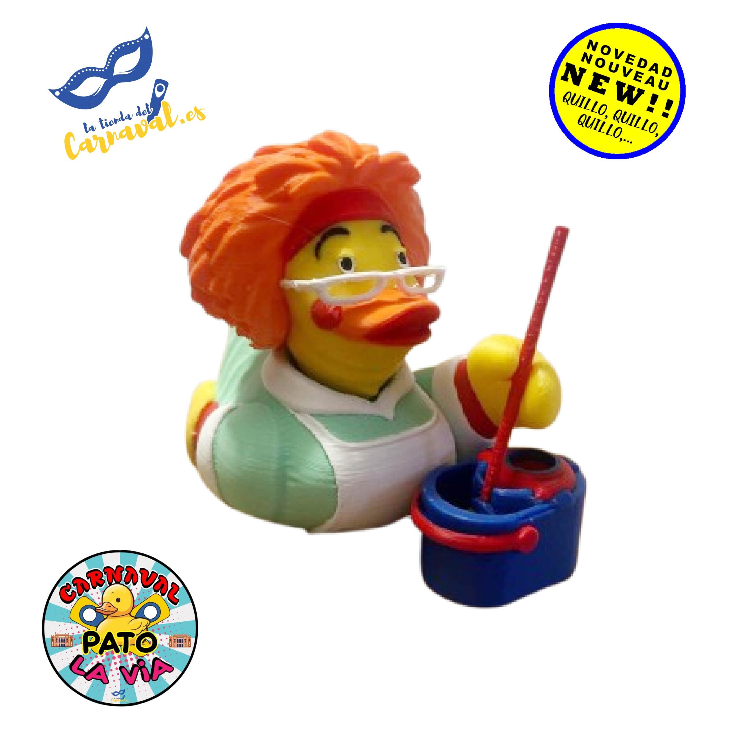Pato Carnavalero en 3D (mod. 15) – Alegría Artesanal