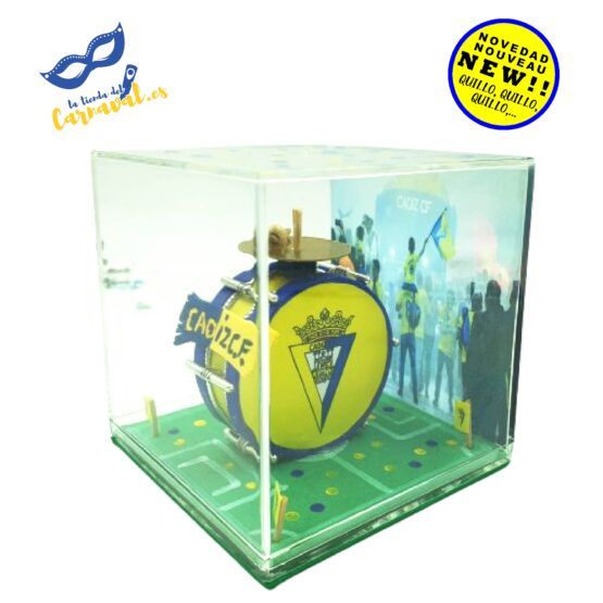 Cubo de Metacrilato "Cádiz C.F.": pasión y orgullo