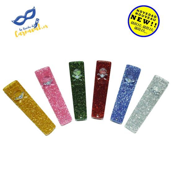 Pito de Carnaval Profesional Purpurina - ¡Brilla con Estilo!