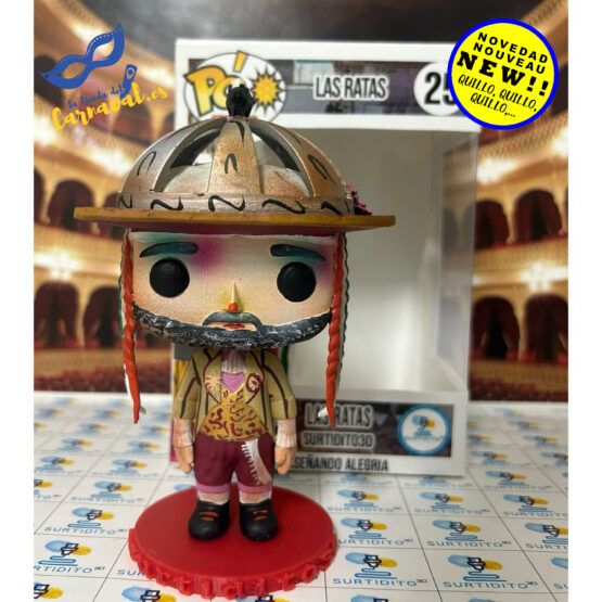 Figura 3D "Pó primo Las Ratas" - Carnaval de Cádiz