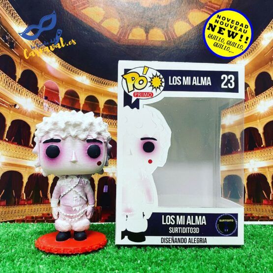 Figura 3D "Pó primo Los mi alma" - ¡Celebración del Carnaval de Cádiz!