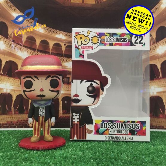 Figura 3D "Pó primo Los sumisos" - ¡Magia del Carnaval de Cádiz!