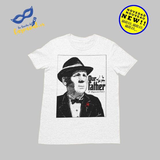 ¡Consigue la Exclusiva Camiseta "Our Father" en blanco - Comodidad y Estilo en Algodón!