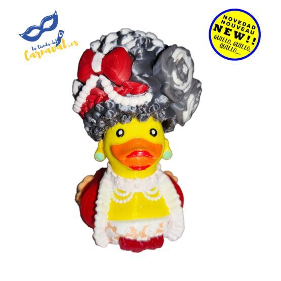 Pato Carnavalero 3D (mod. 21) – Diversión y estilo artesanal.