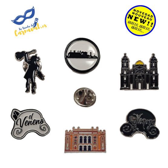 Pins "Carnaval de Cádiz": Tradición hecha arte