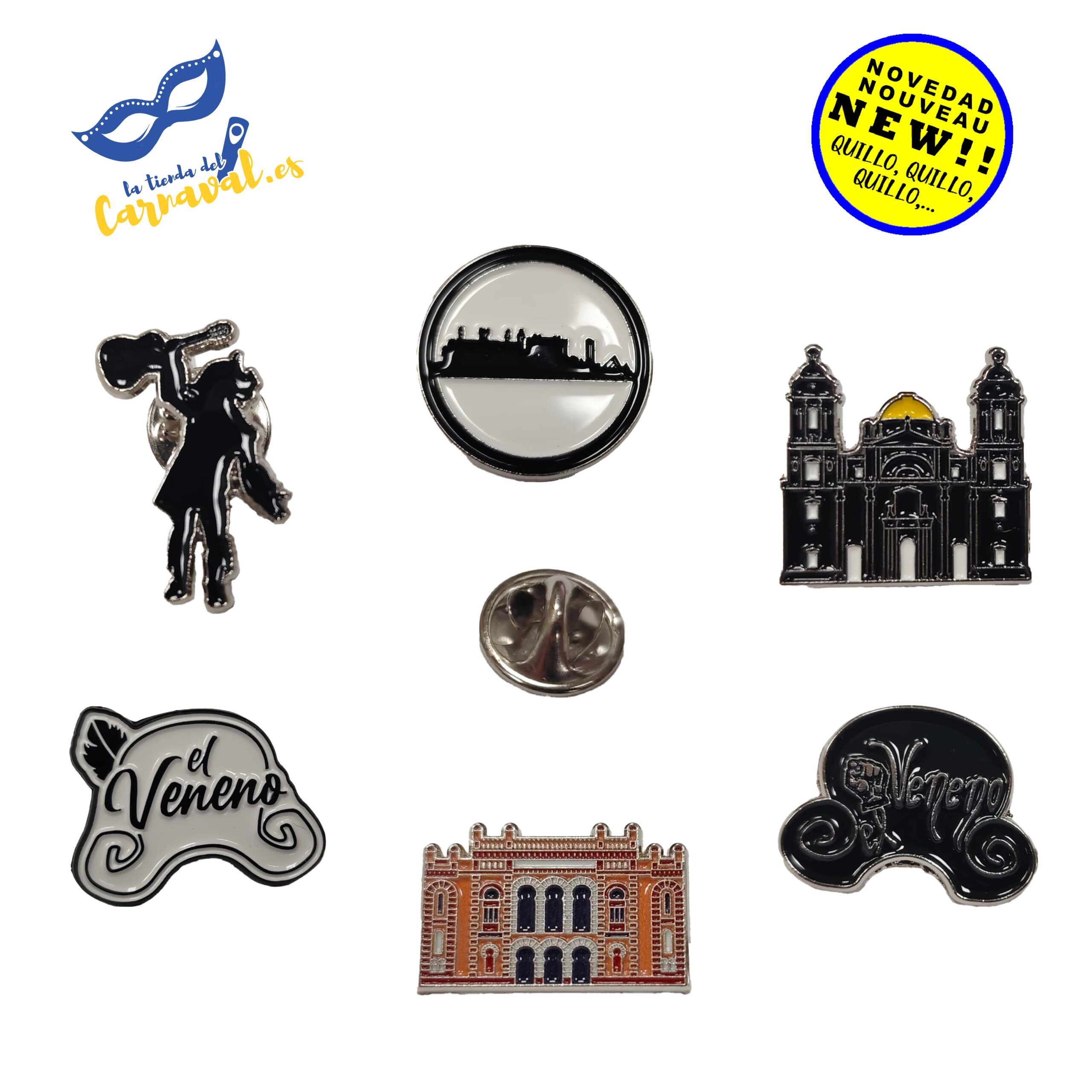 Pins "Carnaval de Cádiz": Tradición hecha arte