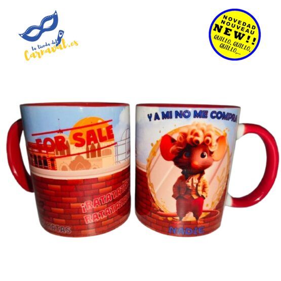 Taza Especial de la Comparsa 'Las Ratas' - Carnaval de Cádiz