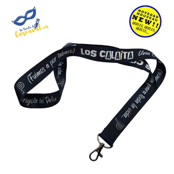 Lanyard exclusivo chirigota 'Los Calaíta' - calidad y estilo gaditano