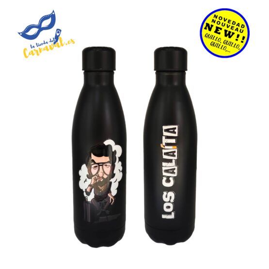 Botella de acero inoxidable "Los Calaíta" - Elegancia en cada sorbo