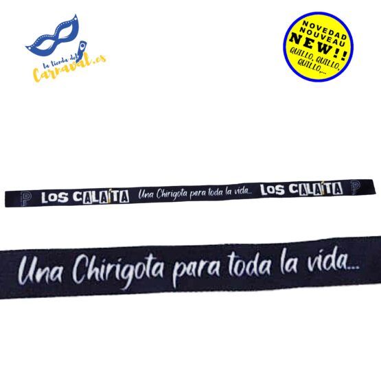 Pulsera ‘Los Calaíta’ – ¡Lleva la alegría de la Chirigota 2025 en tu muñeca!