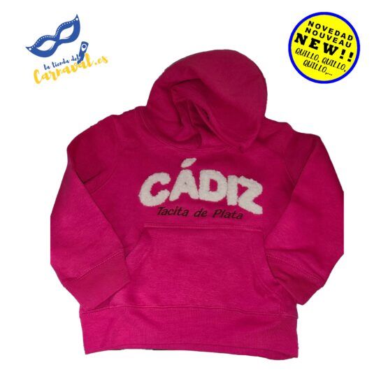 Sudadera "Cádiz, Tacita de Plata" en rosa - Elegancia y Confort