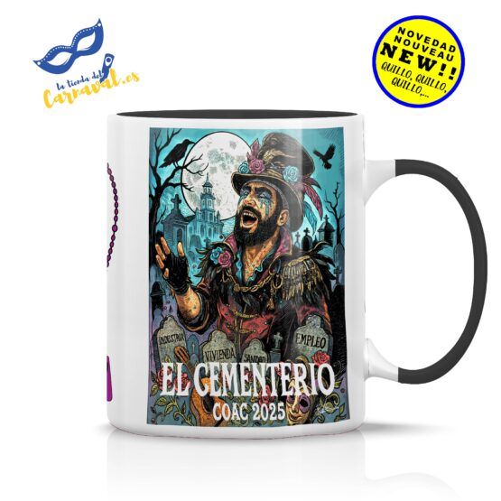 Taza "El Cementerio": misterio en cada sorbo