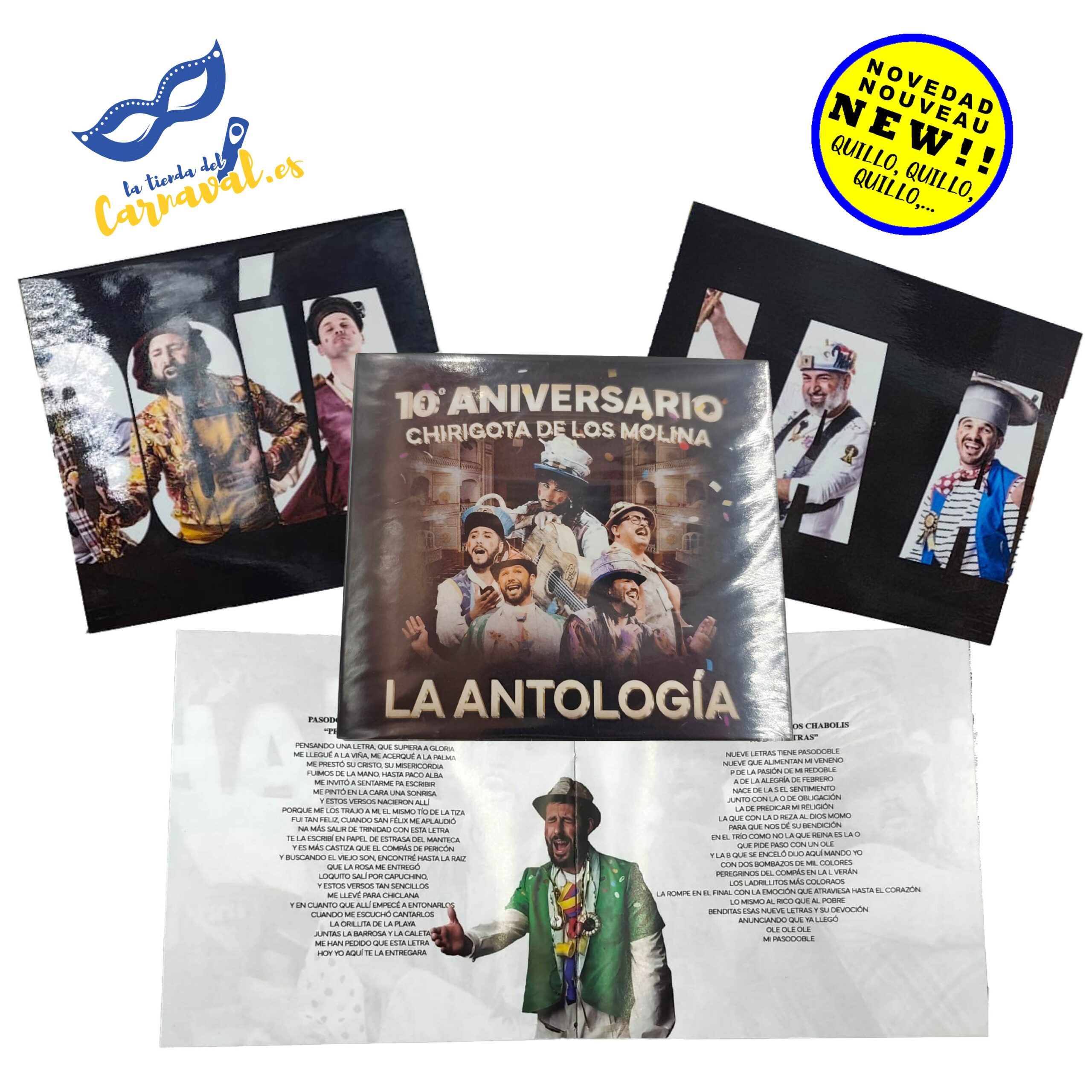 Antología Los Molina: 10 Años de Carnaval en un Solo CD