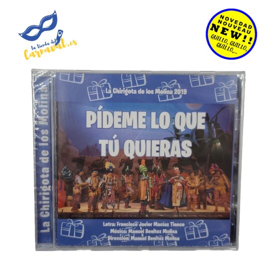 "Pídeme lo que quieras" – Chirigota Los Molina (CD + libreto)