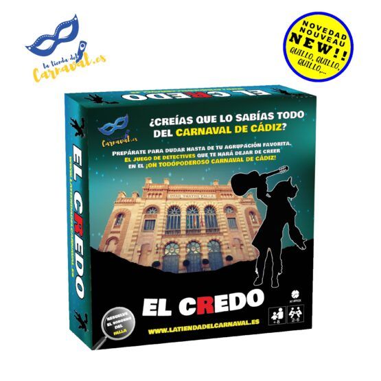 Juego de mesa "El Credo" — ¡Descubre el soborno más gaditano!
