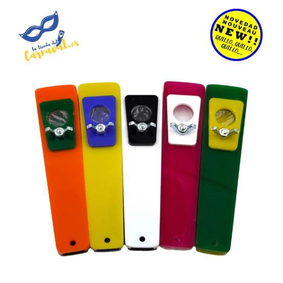 Pito de Carnaval Profesional Plus: ¡Sonido potente en 8 colores!