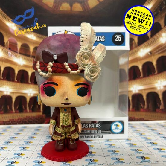 Figura 3D "Pó primo Las Ratas" - ¡Vive el Carnaval de Cádiz!
