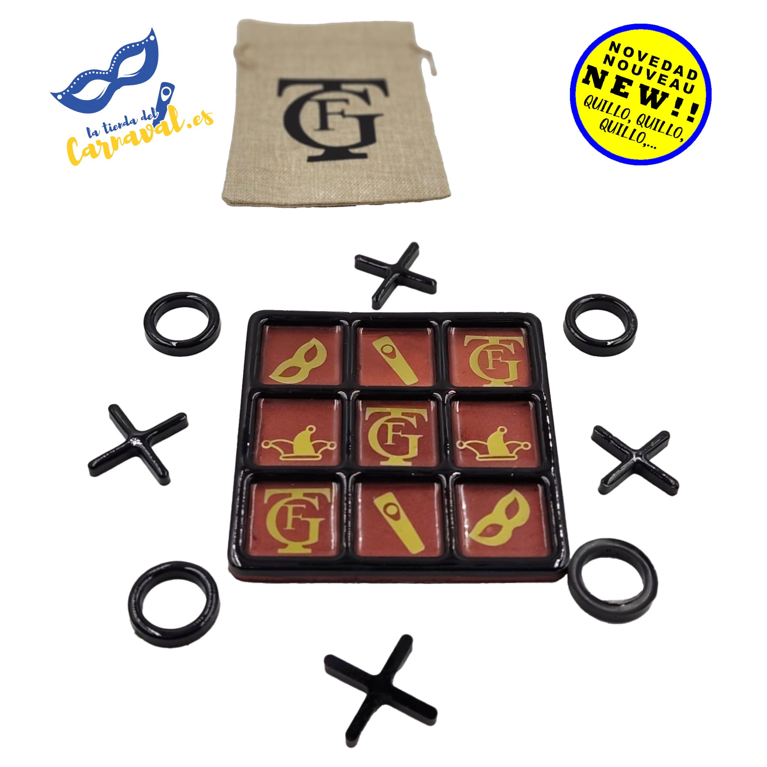 Juego de 3 en raya del Carnaval de Cádiz – Artesanía para disfrutar