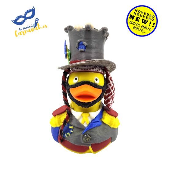 Pato Carnavalero en 3D (mod. 41) – ¡Único y Colorido!
