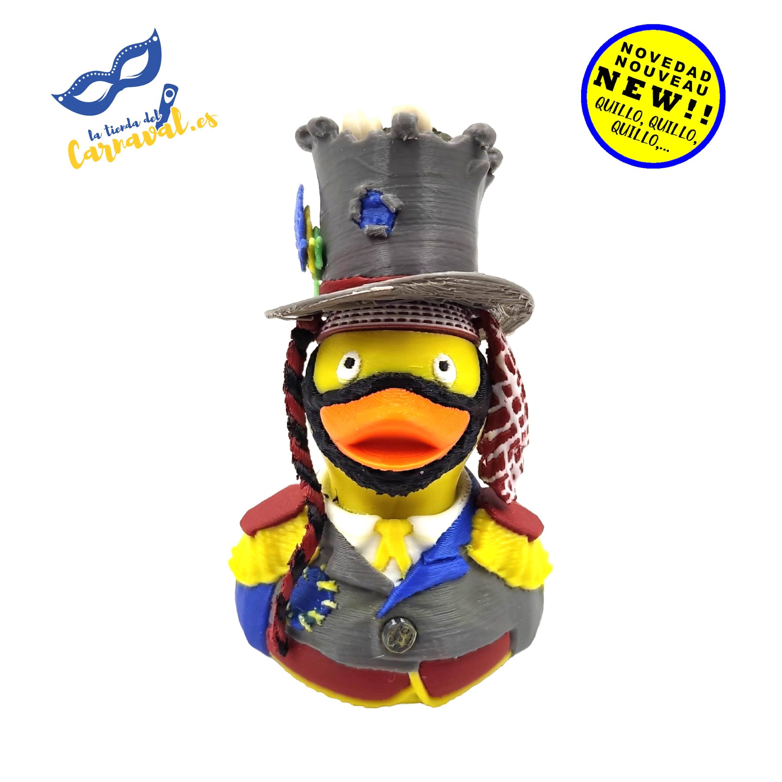 Pato Carnavalero en 3D (mod. 41) – ¡Único y Colorido!