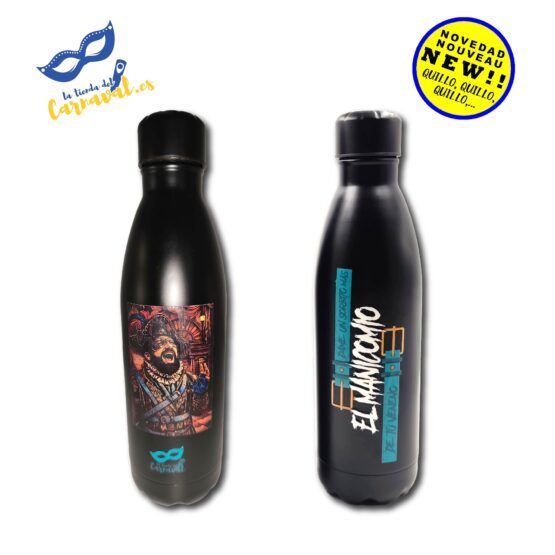 Botella “El Manicomio” de acero inoxidable 700 ml – Estilo y resistencia