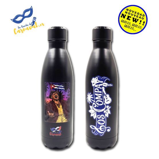 Botella “Los Compay” de acero inoxidable 700 ml – Estilo y resistencia
