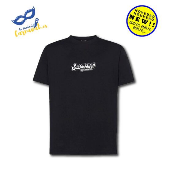 Camiseta Negra "Camijeta Ssshhhhh!!" - Edición Especial Carnaval de Cádiz