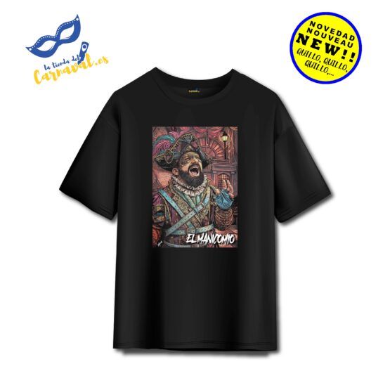 Camiseta “El Manicomio” 2026 – Estilo clásico en negro