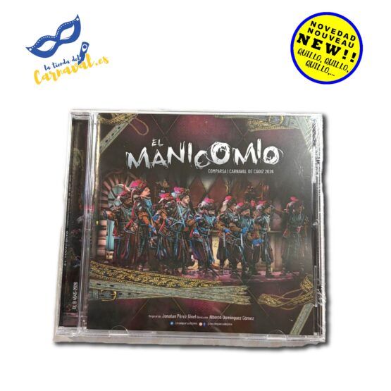 CD de la comparsa "El Manicomio" – Carnaval de Cádiz 2026