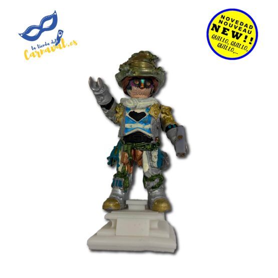 Figura Playmobil Customizada del Carnaval de Cádiz – "El hombre de hojalata"
