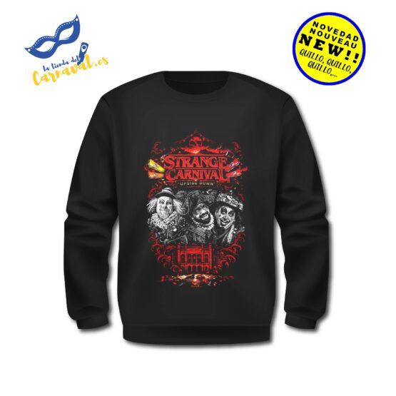 Sudadera “Strange Carnival”: Estilo negro con esencia gaditana