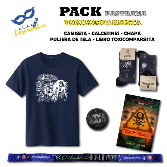 Pack “Pastrana - Toxicomparsista”: esencia carnavalera en un solo lote