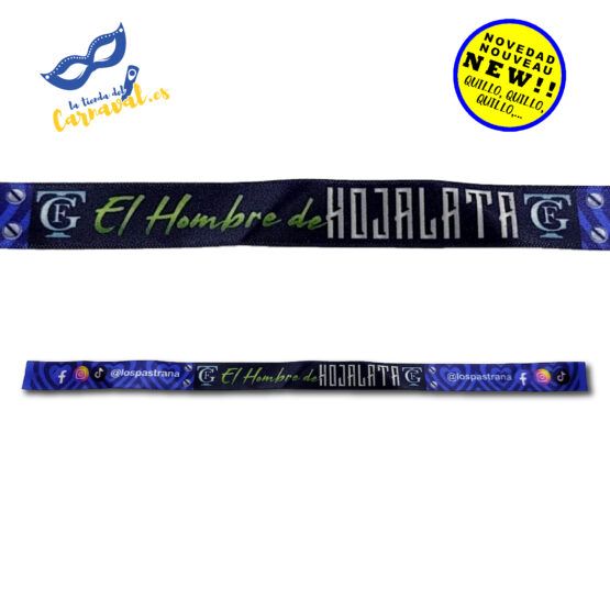 Pulsera oficial de la chirigota “El hombre de hojalata” 2026