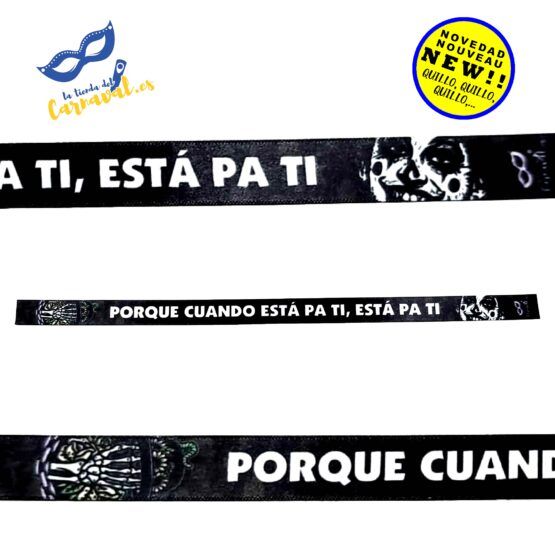 Pulsera oficial de la chirigota “Los que la tienen de mármol” 2026