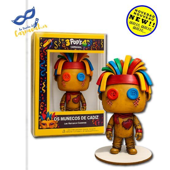 Figura 3D "3 Pop´s 4 Los muñecos de Cádiz" en Resina Premium