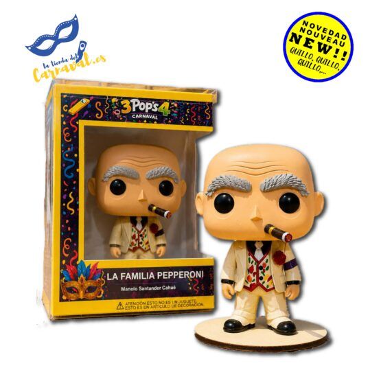 Figura 3D "3 Pop´s 4 La familia Pepperoni" en Resina Premium